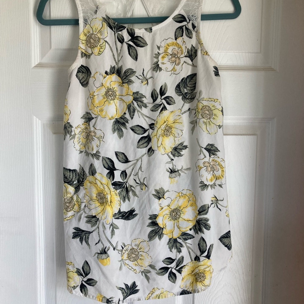 Floral Sleeveless Tank Top (Gypsies & moondust)